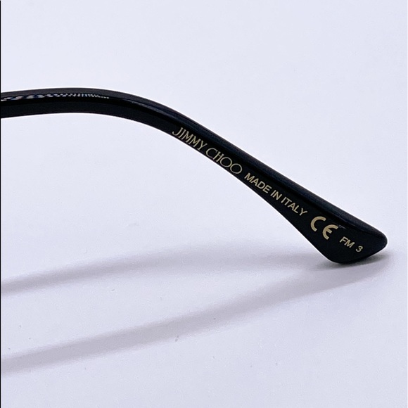 JIMMY CHOO BRAND NEW ROUND OVERSIZED GREY WOMEN SUNGLASSES JIMMY CHOO - Picture 10 of 11